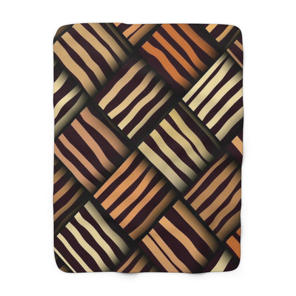 Pattern Sherpa Fleece Blanket