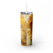 Human Shadow Skinny Tumbler with Straw, 20oz