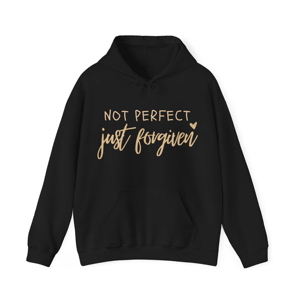 not perfect just  forgiven Unisex Heavy Blend Hooded Sweatshirt