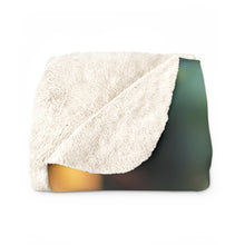 Catcher designs with feather Sherpa Fleece Blanket