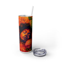 Oil painting  Skinny Tumbler with Straw, 20oz