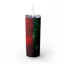 Paint Pattern Skinny Tumbler with Straw, 20oz