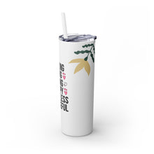 Amazing Skinny Tumbler with Straw, 20oz