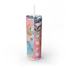 Lord Lead Me Skinny Tumbler with Straw, 20oz