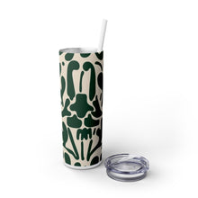 Design Skinny Tumbler with Straw, 20oz