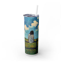 Woman Skinny Tumbler with Straw, 20oz