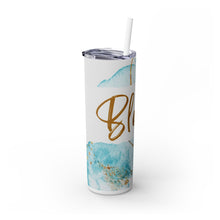 Blessed Skinny Tumbler with Straw, 20oz