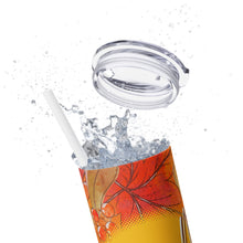 You & Me Skinny Tumbler with Straw, 20oz