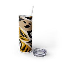 Eyes Skinny Tumbler with Straw, 20oz