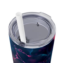 Abstract Skinny Tumbler with Straw, 20oz