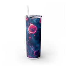 Abstract Skinny Tumbler with Straw, 20oz