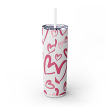 Love Skinny Tumbler with Straw, 20oz