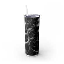 3D Skinny Tumbler with Straw, 20oz