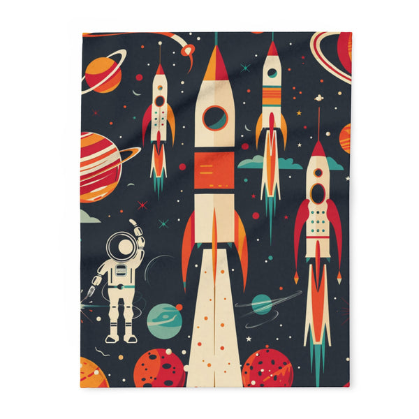 Space Exploration Arctic Fleece Blanket