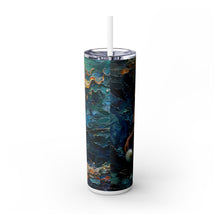 mermaid, holding a pearl Tumbler with Straw, 20oz