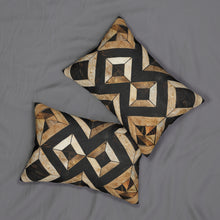 Pattern  Spun Polyester Lumbar Pillow