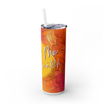 You & Me Skinny Tumbler with Straw, 20oz