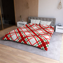 Cross-Design Microfiber Duvet Cover