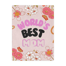 World Best Mom Microfiber Blanket