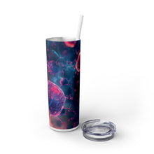 Abstract Skinny Tumbler with Straw, 20oz