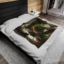 Nature Urban Jungle Velveteen Plush Blanket