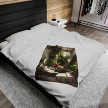 Nature Urban Jungle Velveteen Plush Blanket