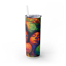 Oil painting  Skinny Tumbler with Straw, 20oz