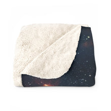 Dreamy Night Sky Sherpa Fleece Blanket