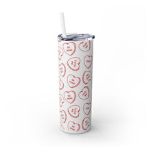 Love Abstract Skinny Tumbler with Straw, 20oz