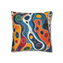 Colorful Spun Polyester Square Pillowcase