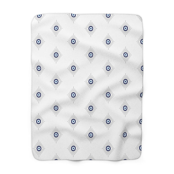 Eye Icon Sherpa Fleece Blanket