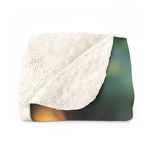 Catcher designs with feather Sherpa Fleece Blanket