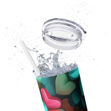 Love Pills Skinny Tumbler with Straw, 20oz