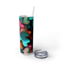 Love Pills Skinny Tumbler with Straw, 20oz