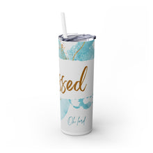 Blessed Skinny Tumbler with Straw, 20oz