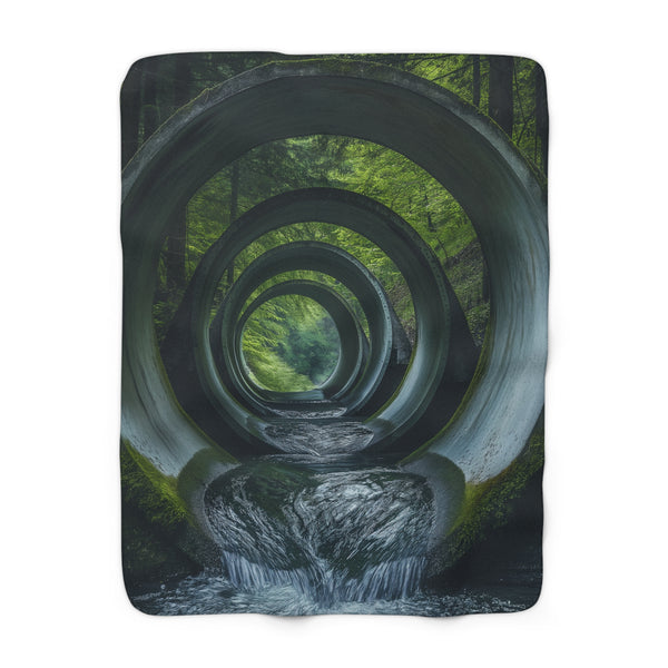 Nature Sherpa Fleece Blanket