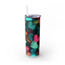 Love Pills Skinny Tumbler with Straw, 20oz