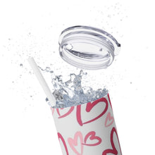 Love Skinny Tumbler with Straw, 20oz