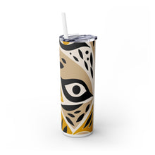 Eyes Skinny Tumbler with Straw, 20oz