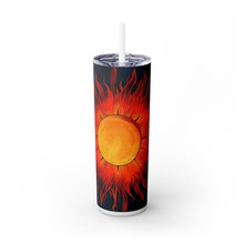 Sunny Design Skinny Tumbler with Straw, 20oz