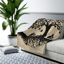 Family Tree Sherpa Fleece Blanket