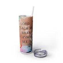 Lord Lead Me Skinny Tumbler with Straw, 20oz