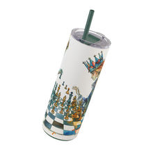 Crowned King Chess Maars Maker Skinny Matte Tumbler, 20oz