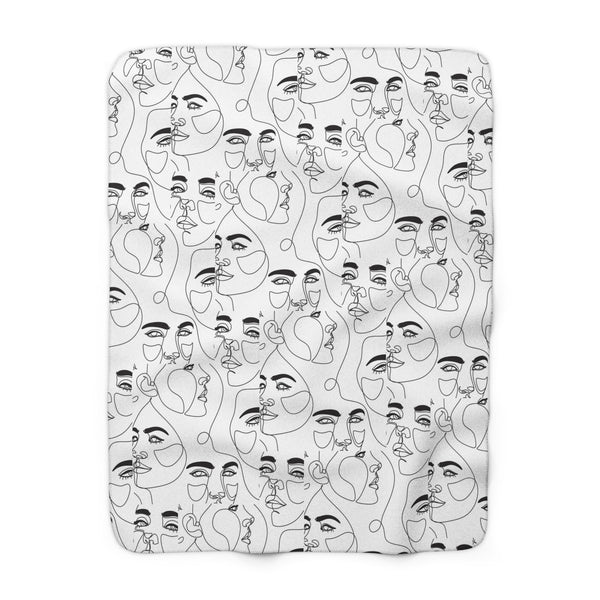 Human Art Sherpa Fleece Blanket