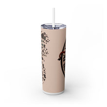 Butterfly Skinny Tumbler with Straw, 20oz