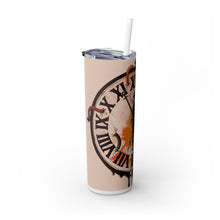 Butterfly Skinny Tumbler with Straw, 20oz