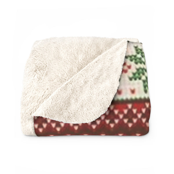 African Pattern Sherpa Fleece Blanket