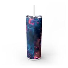 Abstract Skinny Tumbler with Straw, 20oz