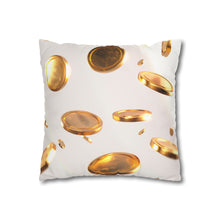 Coin Faux Suede Square Pillowcase