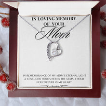 In Loving Memory  Forever Love Necklace with On Demand Message Card